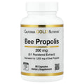 California Gold Nutrition – Propolis d'Abeille 2X – Extrait Concentré 200 mg – 90 Capsules Végétariennes