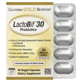 California Gold Nutrition, Probiotiques LactoBif, 30 milliards d'UFC, 60 capsules végétariennes