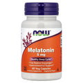 NOW Foods Mélatonine 5 mg – 60 Capsules Végétales