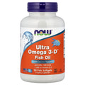 NOW Foods Ultra Oméga-3 – 500 mg EPA / 250 mg DHA – 90 Capsules à Enveloppe Molle