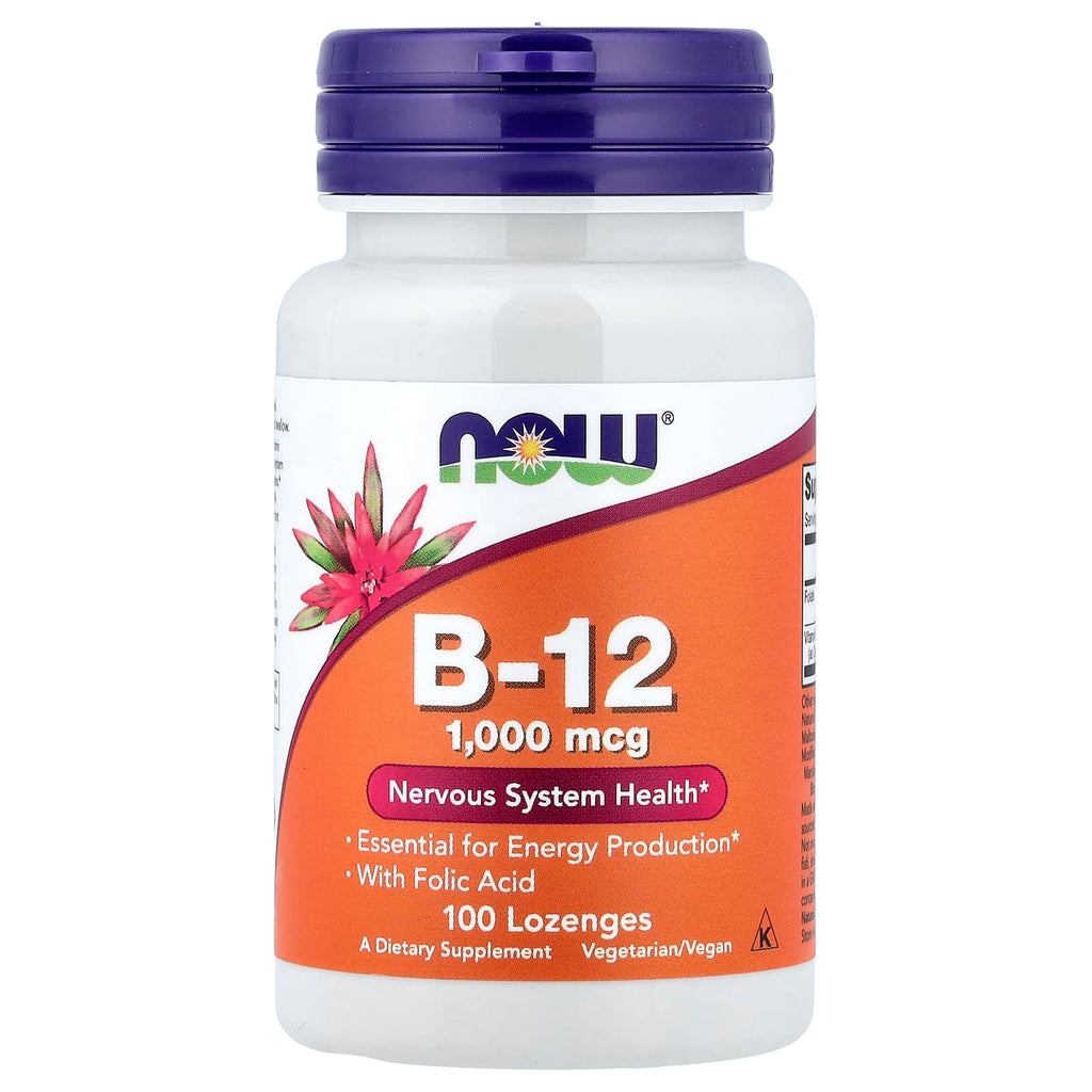 NOW Foods B-12 1000 µg – 100 Pastilles