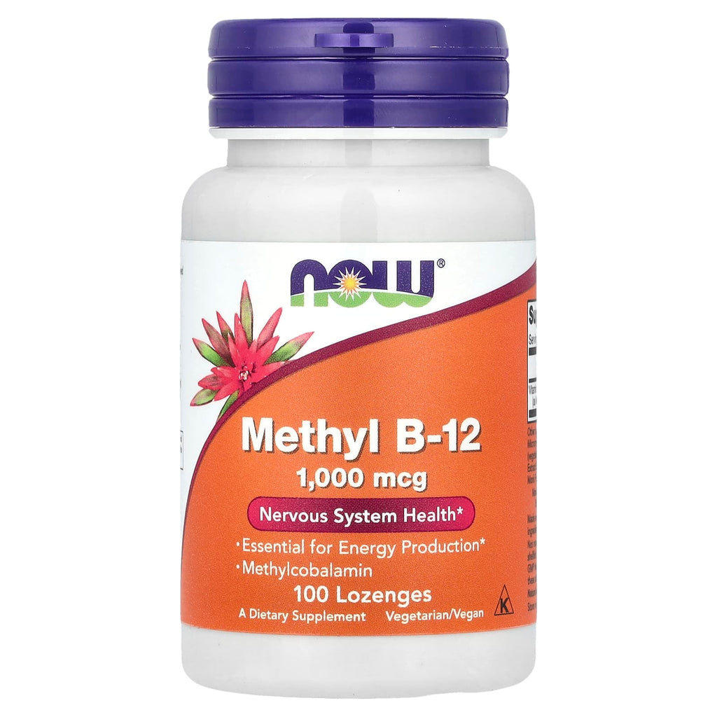 NOW Foods Methyl B-12 1000 µg – 100 Pastilles