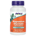 NOW Foods Glycinate de Magnésium avec BioPerine® – 60 Capsules Végétariennes
