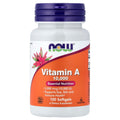 NOW Foods Vitamine A 10 000 UI – 100 softgels – photo produit
