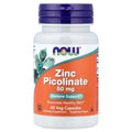 NOW Foods – Zinc Picolinate 50 mg – 60 capsules végétales – photo produit