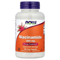 NOW Foods Niacinamide 500 mg – 100 gélules végétales – photo produit