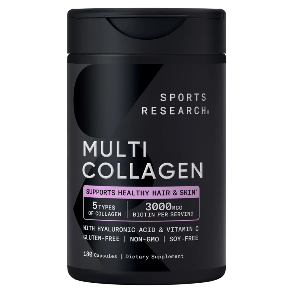 Sports Research Multi Collagen – 180 gélules (Capsules)