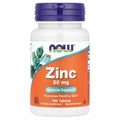 NOW Foods – Zinc 50 mg – 100 comprimés – photo produit