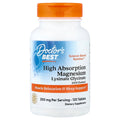 Doctor's Best High Absorption Magnesium Lysinate Glycinate – 200 mg – 120 comprimés – photo produit
