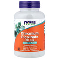 NOW Foods Chromium Picolinate 200 mcg – 250 gélules végétales (Veg Capsules) – photo produit
