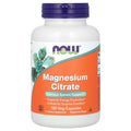 NOW Foods - Citrate de Magnésium (120 Gélules Végétales) – photo produit