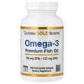 California Gold Nutrition Omega 3 Premium Fish Oil 100 Fish Gelatin Softgels – photo produit