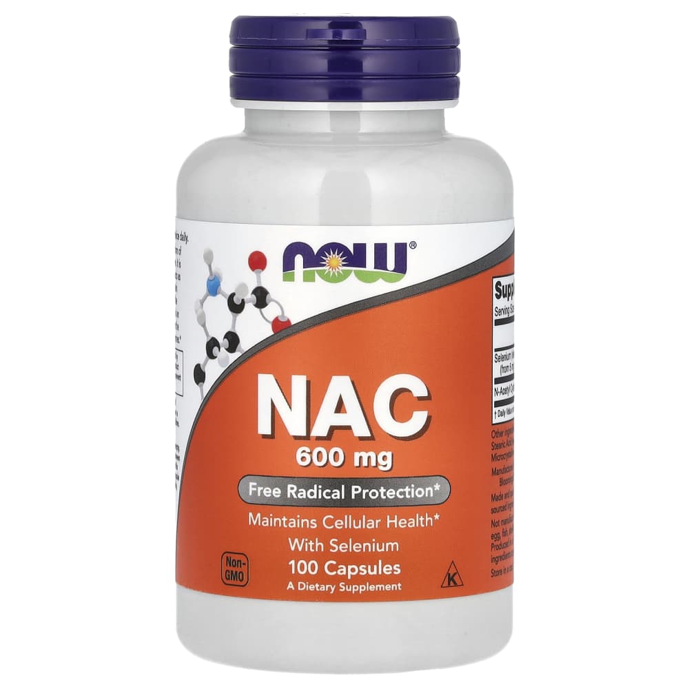 NOW Foods - NAC 600 mg avec Sélénium (100 Capsules) – photo produit
