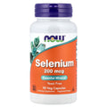 NOW Foods Selenium 200 mcg – 90 gélules végétales (Veg Capsules) – photo produit