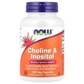 NOW Foods Choline & Inositol – 100 capsules végétales – photo produit
