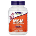 NOW Foods MSM 1000 mg (120 Gélules Végétales) – photo produit