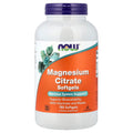 NOW Foods – Citrate de Magnésium, 180 Softgels – photo produit