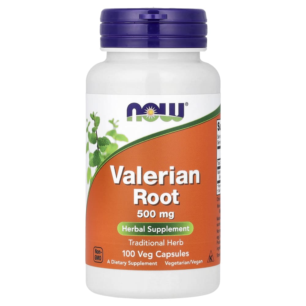 NOW Foods – Racine de Valériane 500 mg – 100 capsules végétales – photo produit