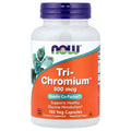 NOW Foods Tri-Chromium™ 500 mcg – 180 capsules végétales – photo produit