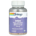 Solaray MSM with Turmeric, Boswellia & Devil's Claw 750 mg – 90 VegCaps – photo produit