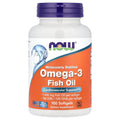 NOW Foods – Omega-3 Fish Oil 1000 mg – 100 Softgels – photo produit