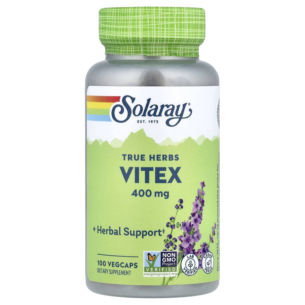 Solaray – Vitex 400 mg – 100 Capsules – photo produit