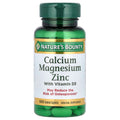 Nature's Bounty Calcium Magnesium Zinc With Vitamin D3 – 100 comprimés enrobés (Coated Caplets) – photo produit