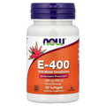 NOW Foods E-400 avec Tocophérols Mixte – 50 capsules molles (Softgels) – photo produit