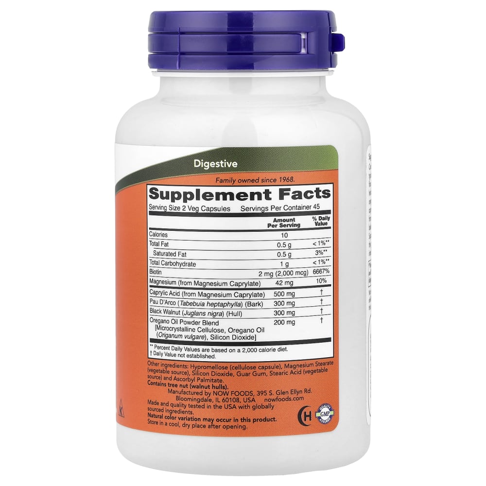 NOW Foods Candida Support – 90 gélules végétales (Veg Capsules) – vue supplémentaire