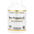 California Gold Nutrition Bee Propolis 2X 500 mg – 240 gélules végétales (Veggie Capsules) – photo produit