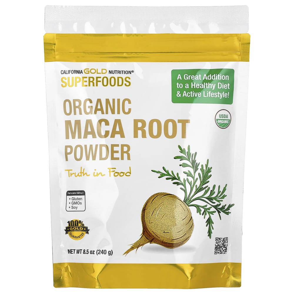 California Gold Nutrition Superfoods Organic Maca Root Powder – 240 g – photo produit