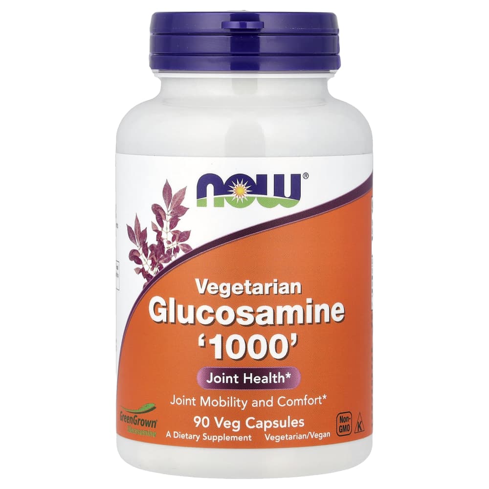 NOW Foods Vegetarian Glucosamine 1000 – 90 Veg Capsules – photo produit