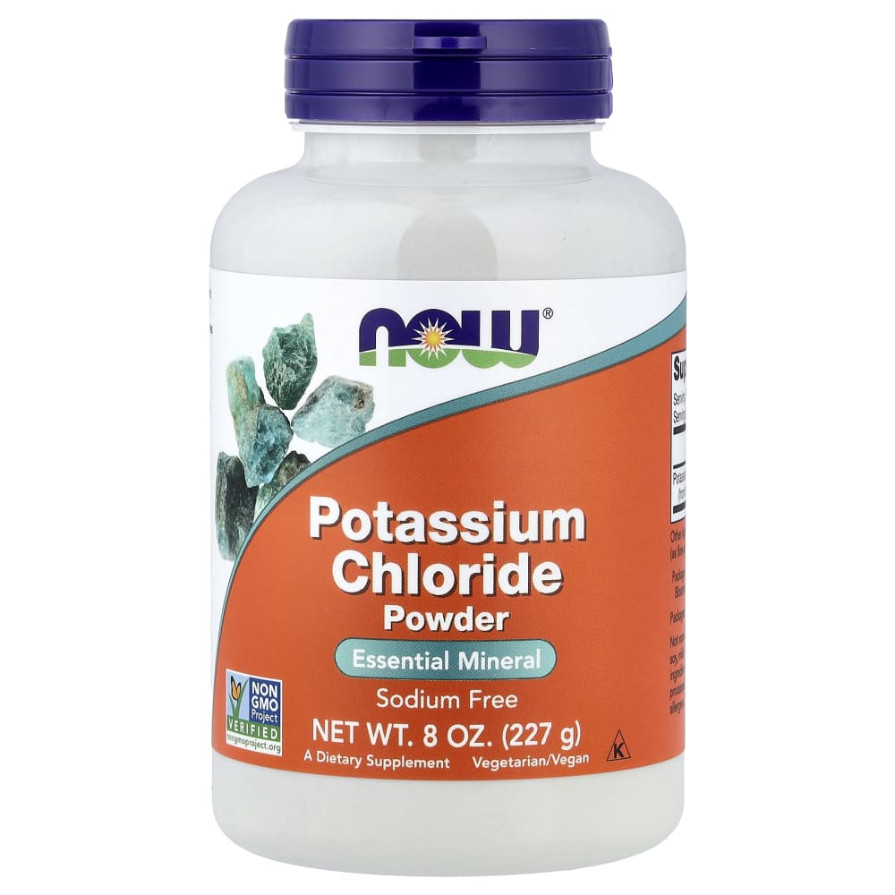 NOW Foods Chlorure de Potassium en Poudre – 227 g (8 oz) – photo produit