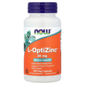NOW Foods L-OptiZinc 30 mg (100 Gélules Végétales) – photo produit