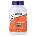 NOW Foods L-Tryptophan 500 mg (60 Gélules Végétales) – photo produit