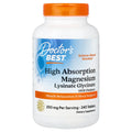 Doctor's Best High Absorption Magnesium Lysinate Glycinate – 200 mg – 240 comprimés – photo produit