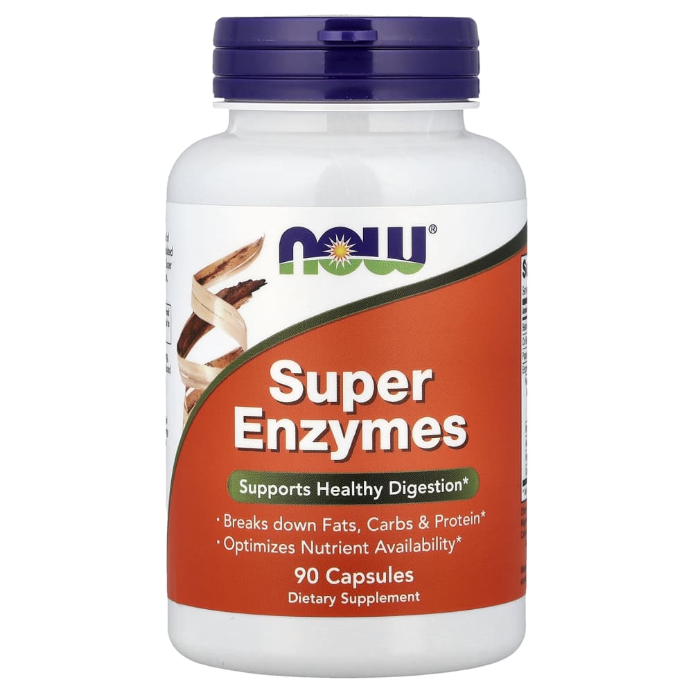 NOW Foods Super Enzymes (90 Capsules) – photo produit