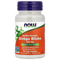 NOW Foods Double Strength Ginkgo Biloba 120 mg (50 Gélules Végétales) – photo produit