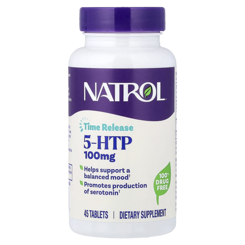 Natrol – 5-HTP à Libération Prolongée, 100 mg – 45 Comprimés – photo produit