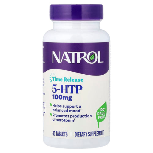 Natrol – 5-HTP à Libération Prolongée, 100 mg – 45 Comprimés – photo produit